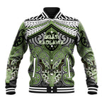 Aotearoa Iwi Ngati Raukawa Personalised Baseball Jacket Maori Kowhaiwhai Pattern