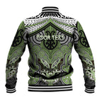 Aotearoa Iwi Ngati Raukawa Personalised Baseball Jacket Maori Kowhaiwhai Pattern