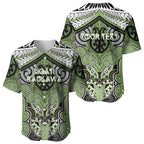 Aotearoa Iwi Ngati Raukawa Personalised Baseball Jersey Maori Kowhaiwhai Pattern