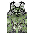 Aotearoa Iwi Ngati Raukawa Personalised Basketball Jersey Maori Kowhaiwhai Pattern