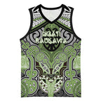 Aotearoa Iwi Ngati Raukawa Personalised Basketball Jersey Maori Kowhaiwhai Pattern