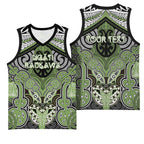 Aotearoa Iwi Ngati Raukawa Personalised Basketball Jersey Maori Kowhaiwhai Pattern