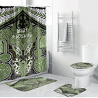 Aotearoa Iwi Ngati Raukawa Bathroom Set Maori Kowhaiwhai Pattern