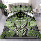 Aotearoa Iwi Ngati Raukawa Bedding Set Maori Kowhaiwhai Pattern