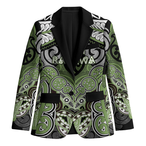 Aotearoa Iwi Ngati Raukawa Personalised Blazer Maori Kowhaiwhai Pattern