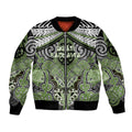 Aotearoa Iwi Ngati Raukawa Personalised Bomber Jacket Maori Kowhaiwhai Pattern
