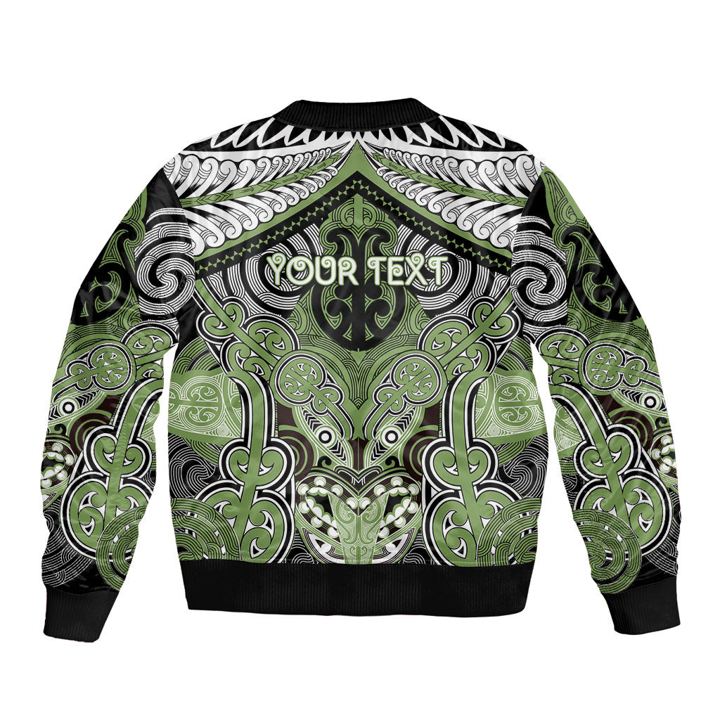 Aotearoa Iwi Ngati Raukawa Personalised Bomber Jacket Maori Kowhaiwhai Pattern