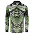 Aotearoa Iwi Ngati Raukawa Personalised Button Sweatshirt Maori Kowhaiwhai Pattern