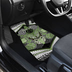 Aotearoa Iwi Ngati Raukawa Personalised Car Mats Maori Kowhaiwhai Pattern