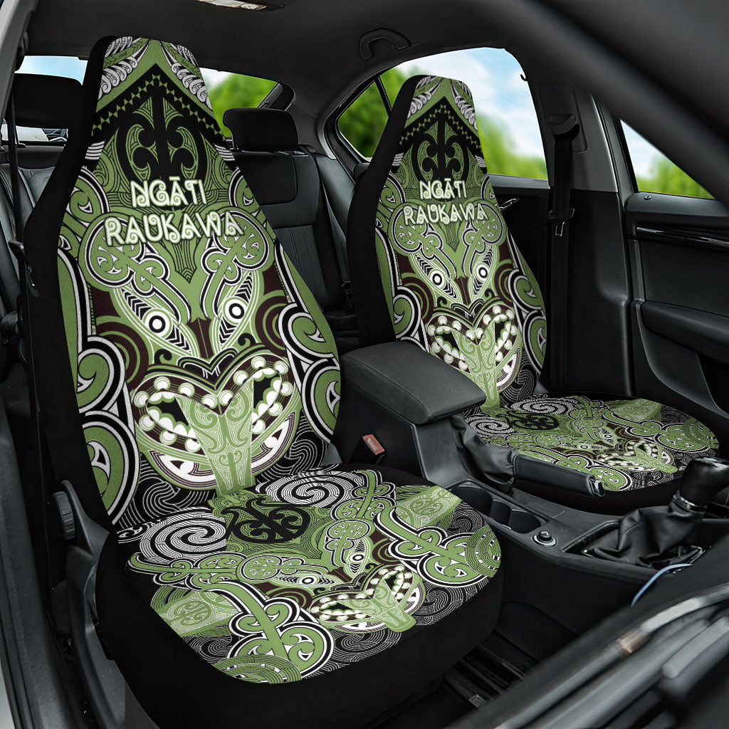 Aotearoa Iwi Ngati Raukawa Car Seat Cover Maori Kowhaiwhai Pattern