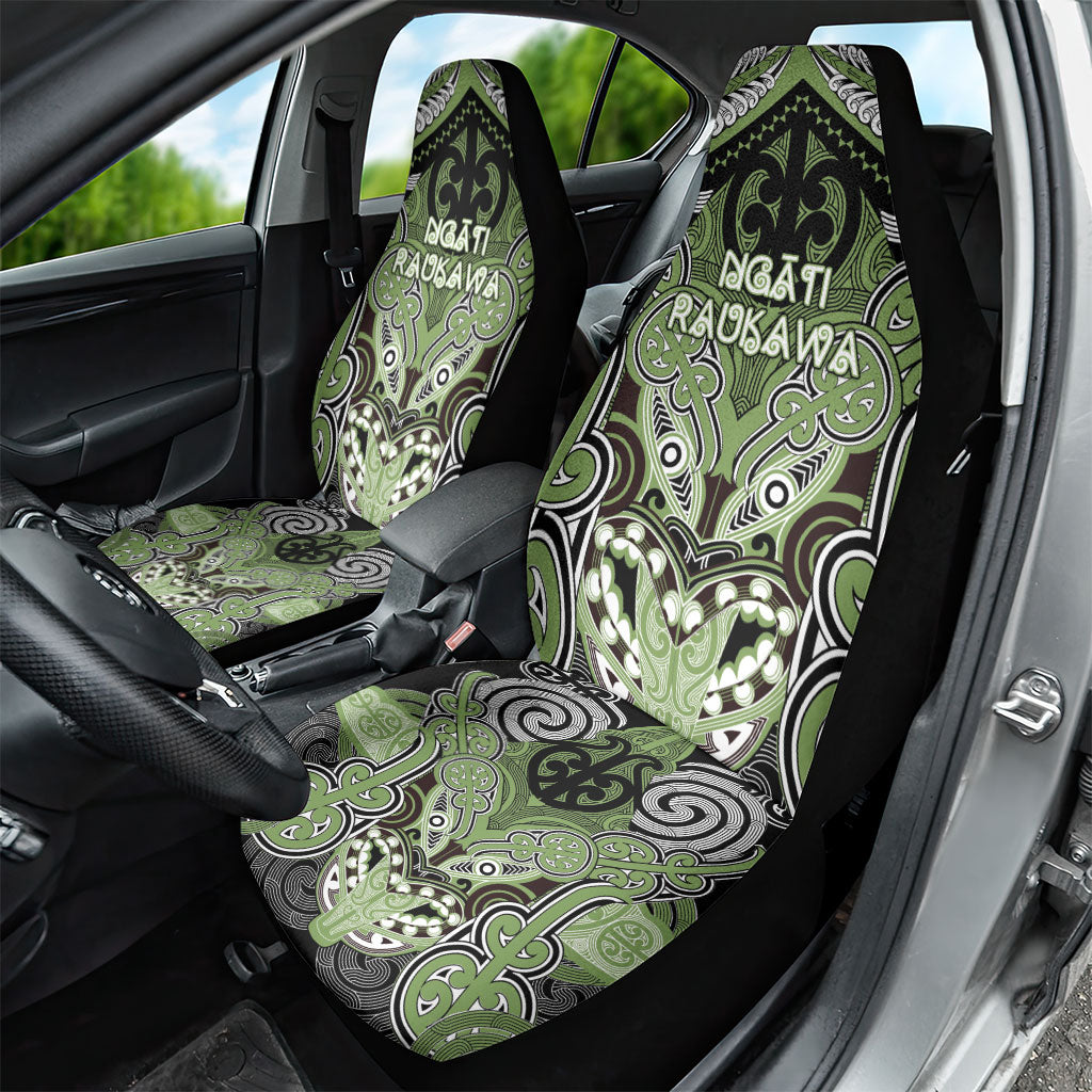 Aotearoa Iwi Ngati Raukawa Car Seat Cover Maori Kowhaiwhai Pattern