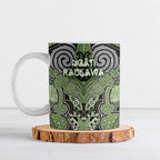 Aotearoa Iwi Ngati Raukawa Personalised Ceramic Mug Maori Kowhaiwhai Pattern