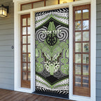 Aotearoa Iwi Ngati Raukawa Personalised Door Cover Maori Kowhaiwhai Pattern