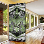 Aotearoa Iwi Ngati Raukawa Personalised Door Cover Maori Kowhaiwhai Pattern