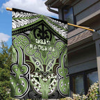Aotearoa Iwi Ngati Raukawa Garden Flag Maori Kowhaiwhai Pattern