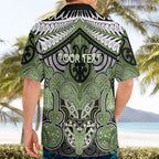 Aotearoa Iwi Ngati Raukawa Personalised Hawaiian Shirt Maori Kowhaiwhai Pattern