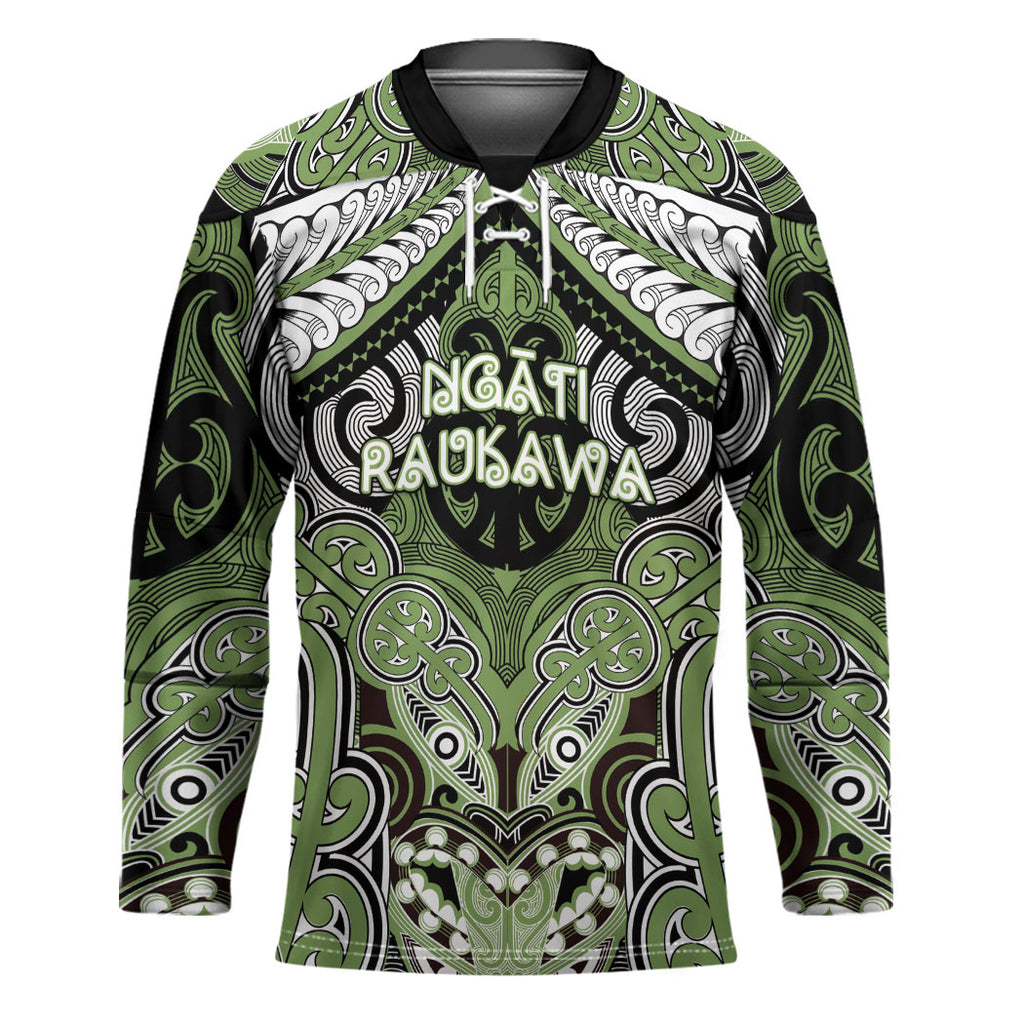 Aotearoa Iwi Ngati Raukawa Personalised Hockey Jersey Maori Kowhaiwhai Pattern