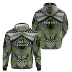 Aotearoa Iwi Ngati Raukawa Personalised Hoodie Maori Kowhaiwhai Pattern