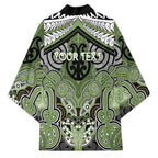 Aotearoa Iwi Ngati Raukawa Personalised Kimono Maori Kowhaiwhai Pattern