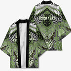 Aotearoa Iwi Ngati Raukawa Personalised Kimono Maori Kowhaiwhai Pattern