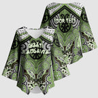 Aotearoa Iwi Ngati Raukawa Personalised Kimono Sleeve Blouse Maori Kowhaiwhai Pattern
