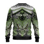 Aotearoa Iwi Ngati Raukawa Personalised Ugly Christmas Sweater Maori Kowhaiwhai Pattern
