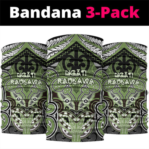 Aotearoa Iwi Ngati Raukawa Neck Gaiter Maori Kowhaiwhai Pattern