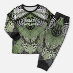 Aotearoa Iwi Ngati Raukawa Personalised Christmas Pajama Set Maori Kowhaiwhai Pattern