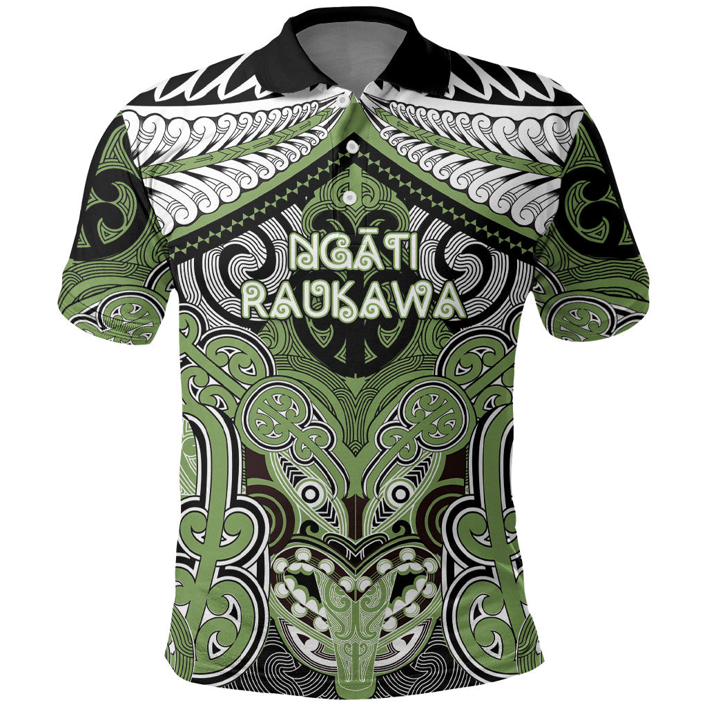 Aotearoa Iwi Ngati Raukawa Personalised Polo Shirt Maori Kowhaiwhai Pattern