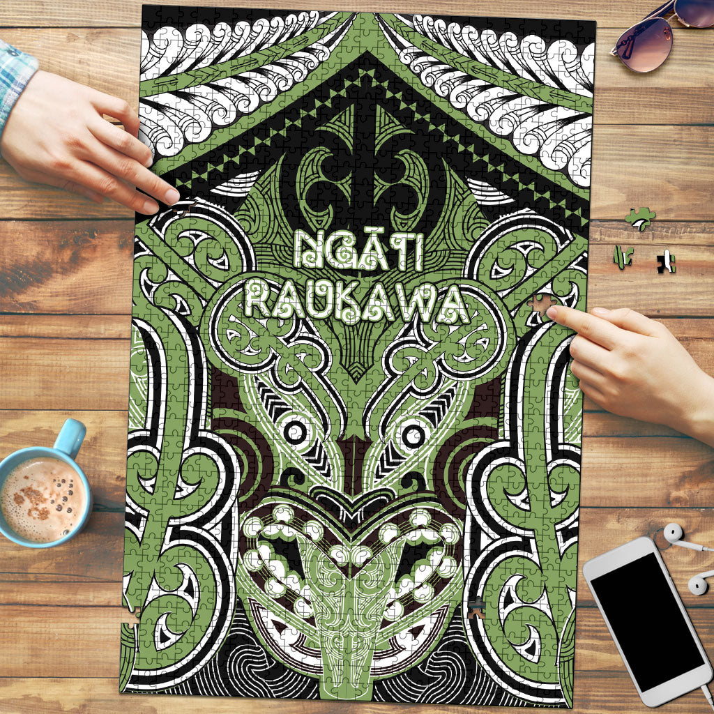 Aotearoa Iwi Ngati Raukawa Puzzle Maori Kowhaiwhai Pattern