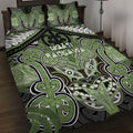 Aotearoa Iwi Ngati Raukawa Quilt Bed Set Maori Kowhaiwhai Pattern