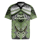 Aotearoa Iwi Ngati Raukawa Personalised Rugby Jersey Maori Kowhaiwhai Pattern