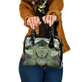 Aotearoa Iwi Ngati Raukawa Shoulder Handbag Maori Kowhaiwhai Pattern