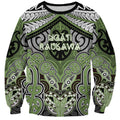 Aotearoa Iwi Ngati Raukawa Personalised Sweatshirt Maori Kowhaiwhai Pattern