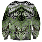 Aotearoa Iwi Ngati Raukawa Personalised Sweatshirt Maori Kowhaiwhai Pattern