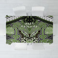 Aotearoa Iwi Ngati Raukawa Tablecloth Maori Kowhaiwhai Pattern