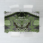 Aotearoa Iwi Ngati Raukawa Tablecloth Maori Kowhaiwhai Pattern