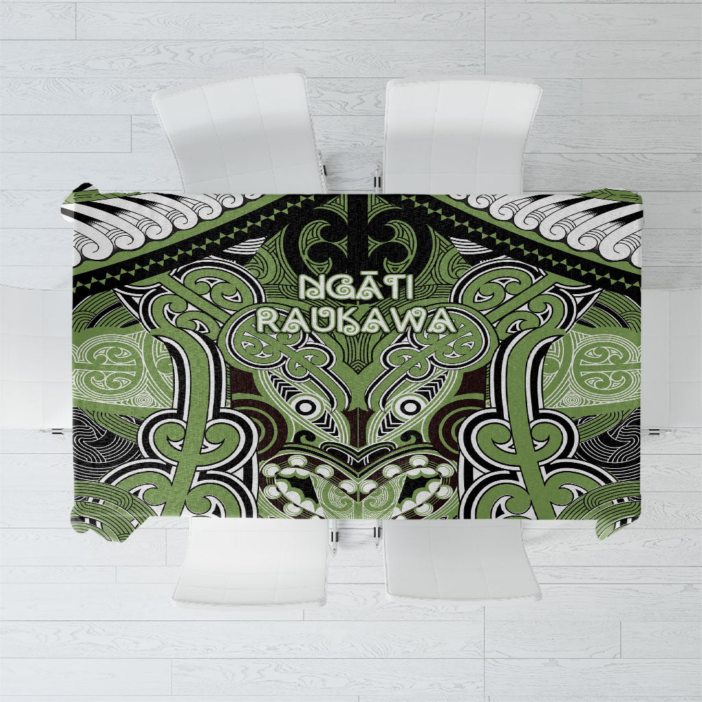 Aotearoa Iwi Ngati Raukawa Tablecloth Maori Kowhaiwhai Pattern