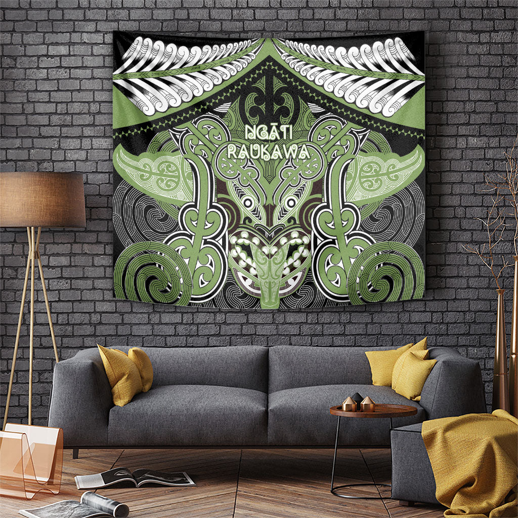 Aotearoa Iwi Ngati Raukawa Tapestry Maori Kowhaiwhai Pattern