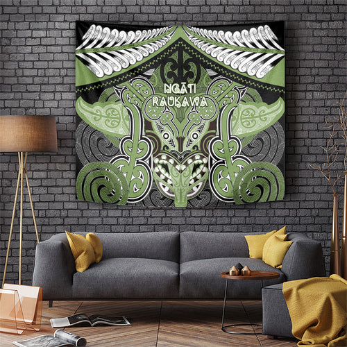 Aotearoa Iwi Ngati Raukawa Tapestry Maori Kowhaiwhai Pattern