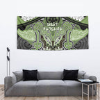 Aotearoa Iwi Ngati Raukawa Tapestry Maori Kowhaiwhai Pattern