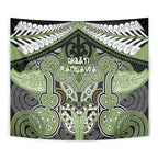 Aotearoa Iwi Ngati Raukawa Tapestry Maori Kowhaiwhai Pattern