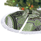 Aotearoa Iwi Ngati Raukawa Tree Skirt Maori Kowhaiwhai Pattern