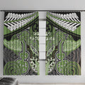 Aotearoa Iwi Ngati Raukawa Window Curtain Maori Kowhaiwhai Pattern