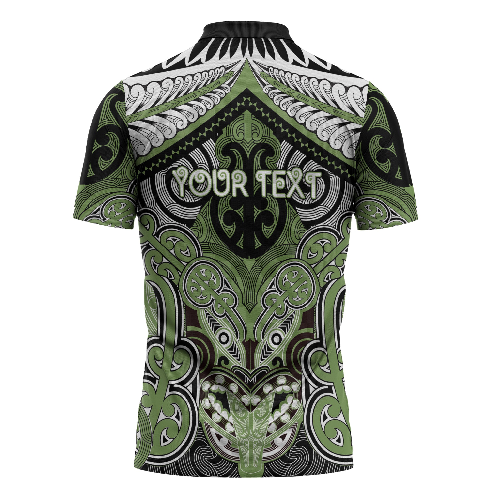 Aotearoa Iwi Ngati Raukawa Personalised Zipper Polo Shirt Maori Kowhaiwhai Pattern