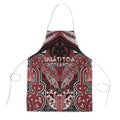 Aotearoa Iwi Ngati Toa Apron Maori Kowhaiwhai Pattern