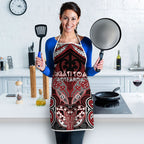 Aotearoa Iwi Ngati Toa Apron Maori Kowhaiwhai Pattern