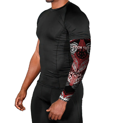 Aotearoa Iwi Ngati Toa Personalised Arm Sleeves Maori Kowhaiwhai Pattern