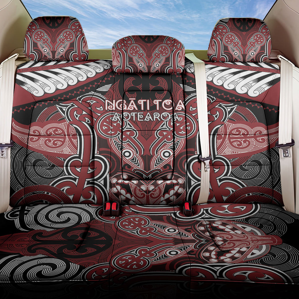 Aotearoa Iwi Ngati Toa Back Car Seat Cover Maori Kowhaiwhai Pattern