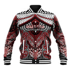 Aotearoa Iwi Ngati Toa Personalised Baseball Jacket Maori Kowhaiwhai Pattern
